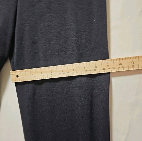 Max Mara Trousers Women Black Medium  100% Wool High Rise Made in Italy - Picture 5 of 13